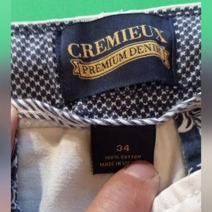 Cremieux white cargo shorts